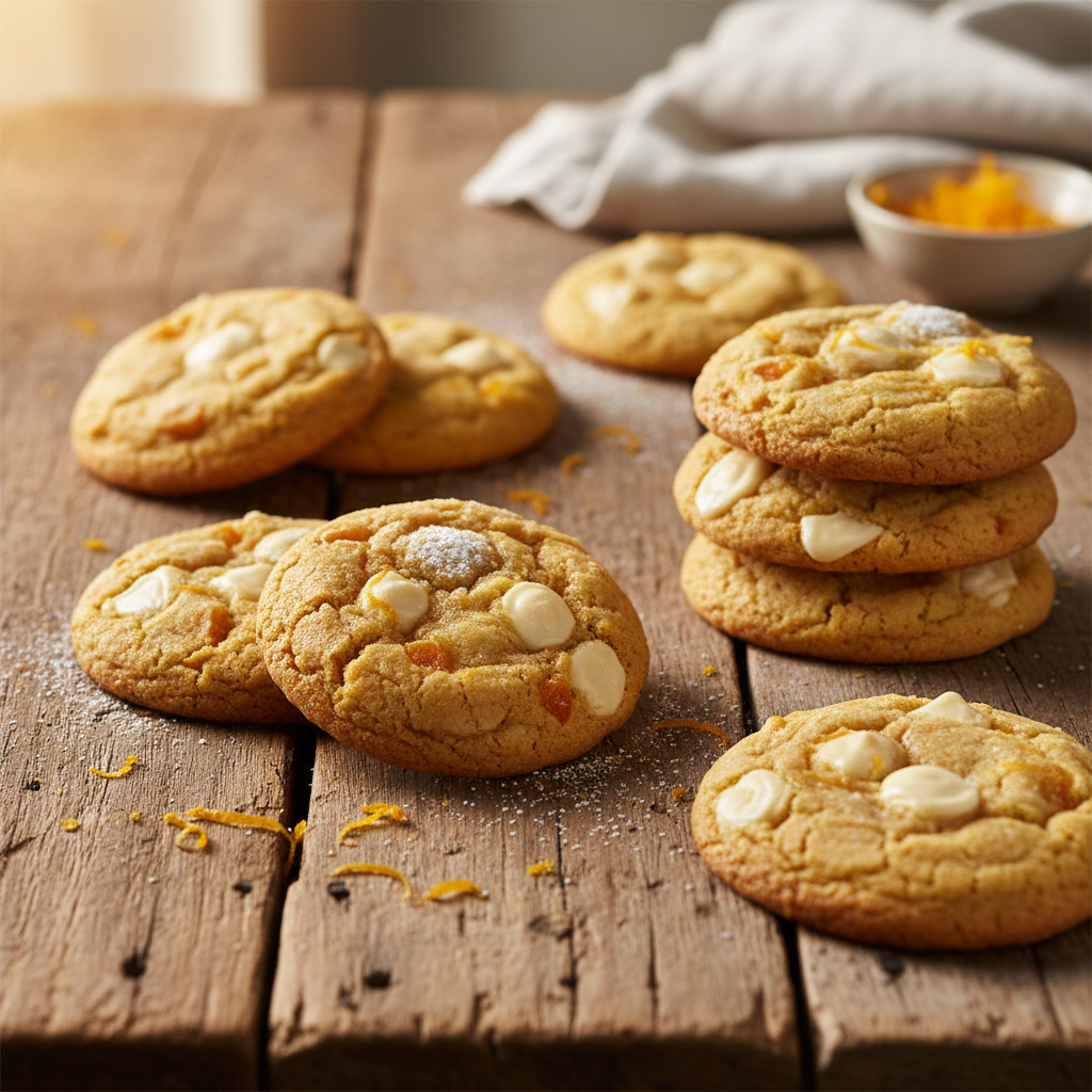 Orange and White Chocolate Cookie